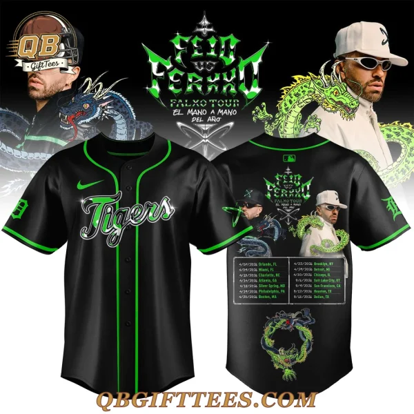Detroit Tigers x FEID Falxo Tour 2026 Baseball Jersey