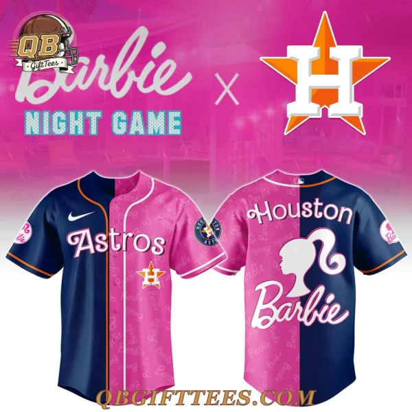 Houston Astros x Barbie Night Game 2026 Baseball Jersey