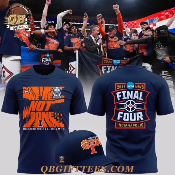 Illinois Fighting Illini NCAA Men’s Basketball Tournament March Madness Final 2026 T-Shirt