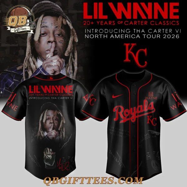 Kansas City Royals x Lil Wayne Tha Carter VI Tour 2026 For Fan Jersey