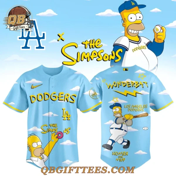 Los Angeles Dodgers x The Simpsons Night Baseball Jersey