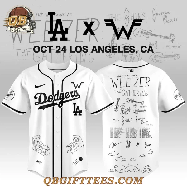 Los Angeles Dodgers x Weezer 2026 Tour Edition For Fan Jersey