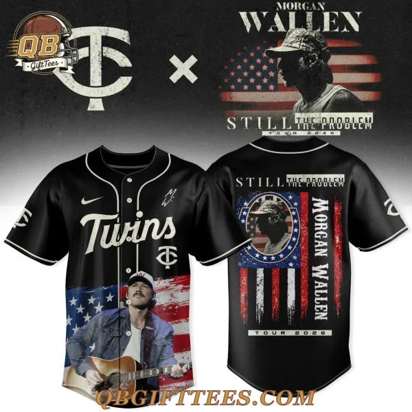 Minnesota Twins x Morgan Wallen Still The Problem Tour 2026 Baseball Jersey