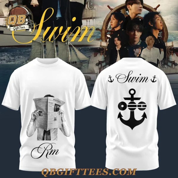 Rm BTS Swim Arirang Album Mixed Mesh Edition T-Shirt