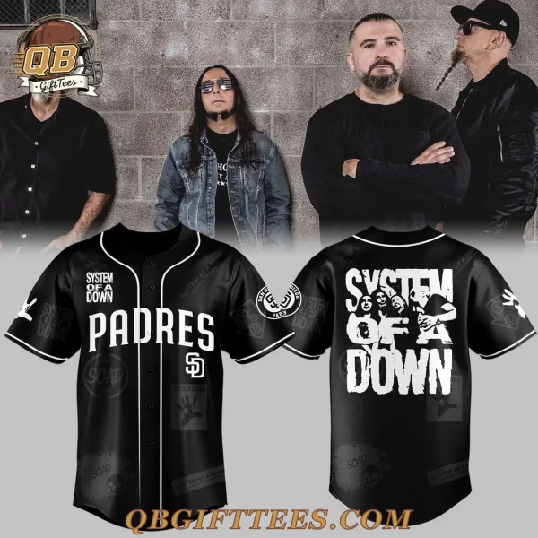 San Diego Padres x System Of A Down Collab SFG Baseball Jersey