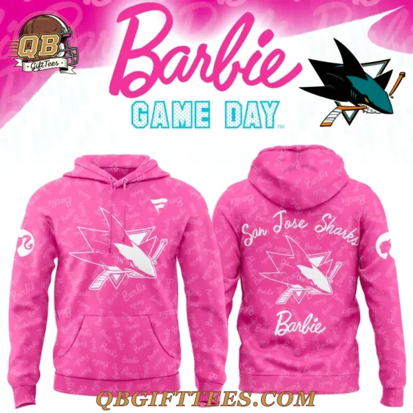 San Jose Sharks x Barbie Game Day Special Edition Hoodie