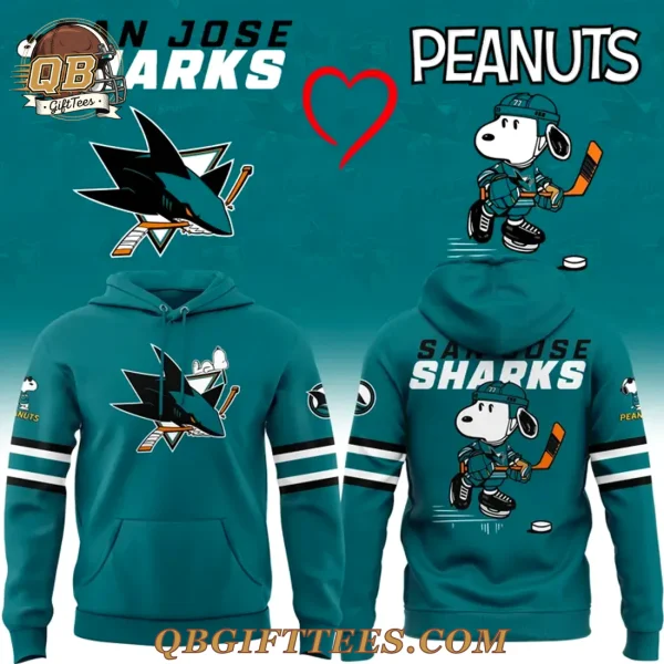 San Jose Sharks x Peanuts Special Edition Hoodie
