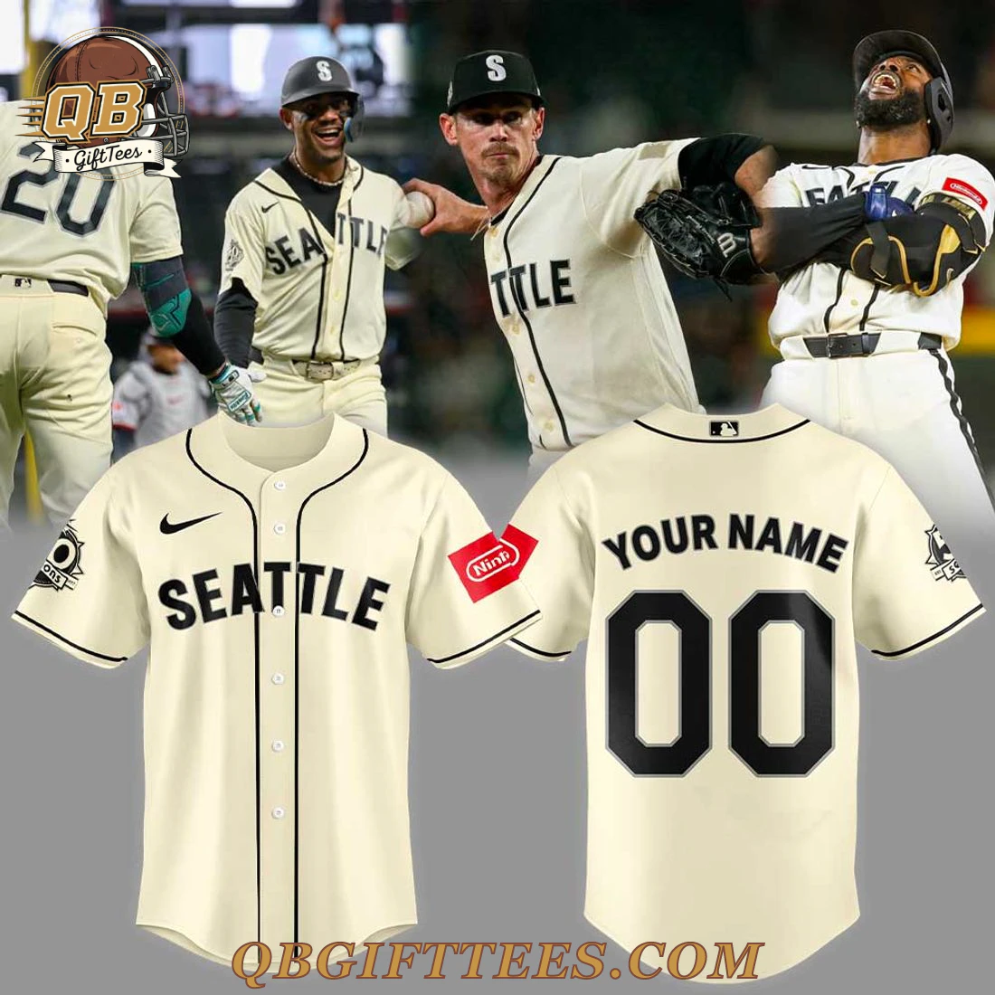 Seattle Mariners new Steelheads for Legacy Edition Custom Name Jersey Seattle Mariners new Steelheads for Legacy Edition Custom Name Jersey