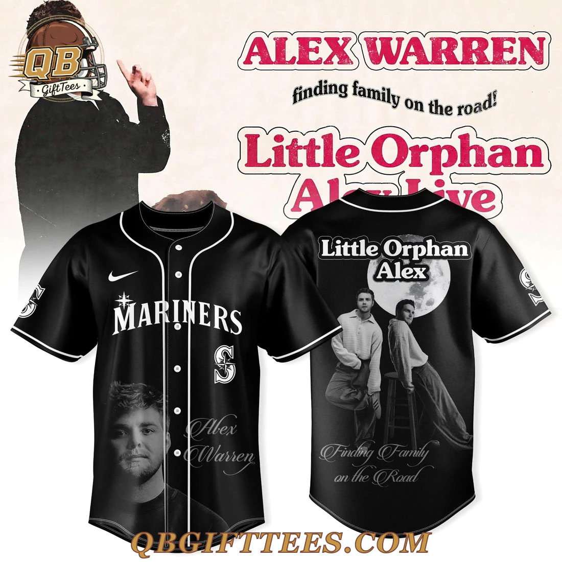 Seattle Mariners x Little Orphan Alex Tour 2026 Edition Baseball Jersey Seattle Mariners x Little Orphan Alex Tour 2026 Edition Baseball Jersey
