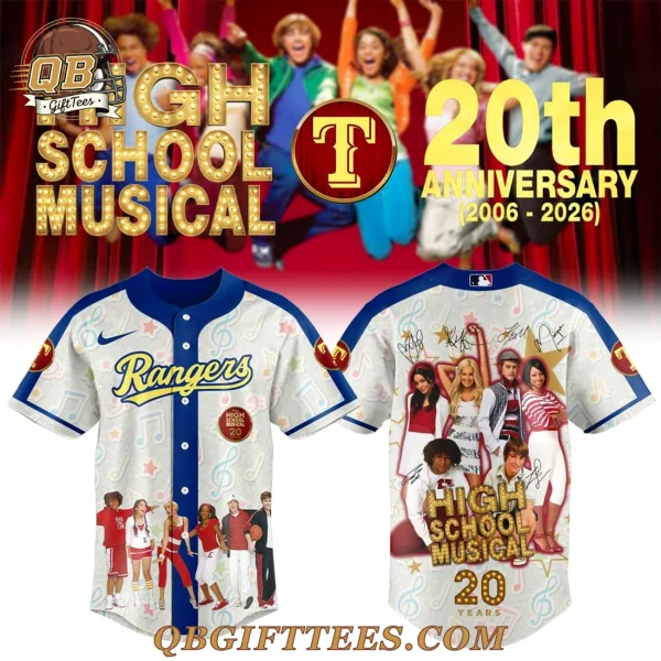 Texas Rangers x 20th Anniversary High School Musical Limited Edition Jersey