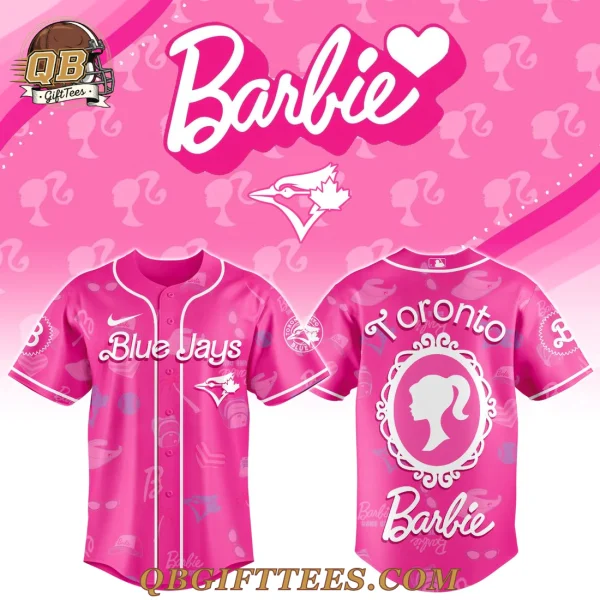Toronto Blue Jays x Barbie Edition Pink Baseball Jersey