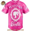 toronto blue jays x barbie edition pink baseball jersey 3.webp