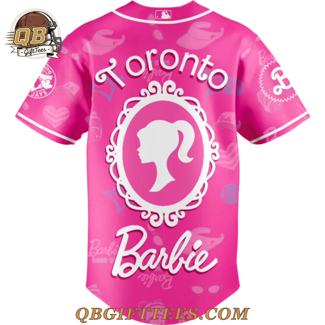 Toronto Blue Jays x Barbie Edition Pink Baseball Jersey Toronto Blue Jays x Barbie Edition Pink Baseball Jersey