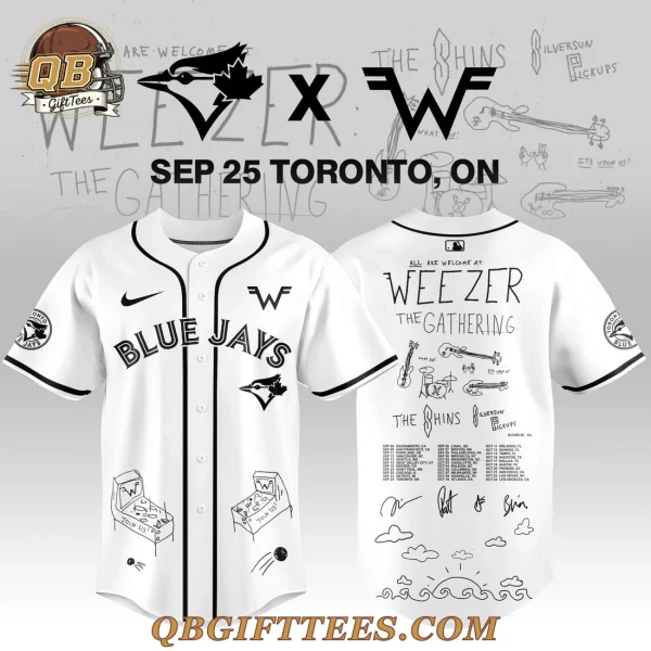 Toronto Blue Jays x Weezer 2026 Tour Edition For Fan Jersey