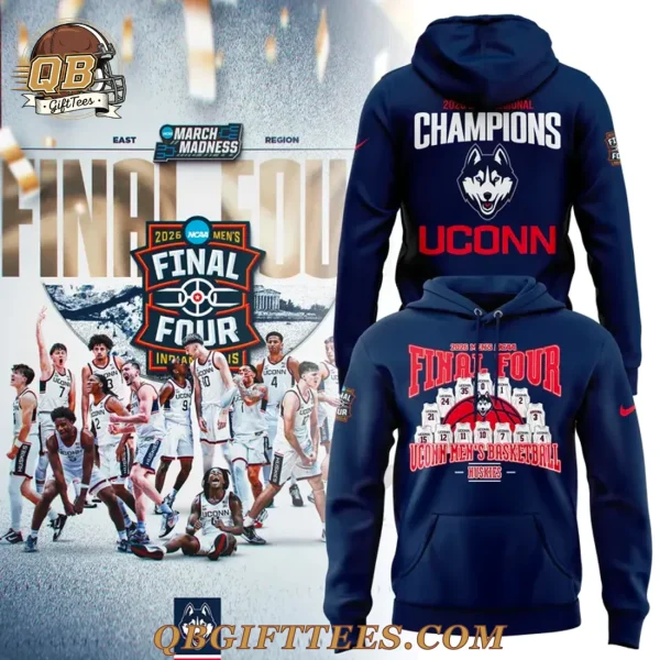 UConn Huskies EAST REGION CHAMPS 2026 Edition Hoodie