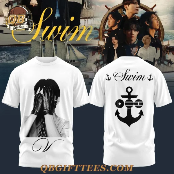V BTS Swim Arirang Album Mixed Mesh For Fan T-Shirt