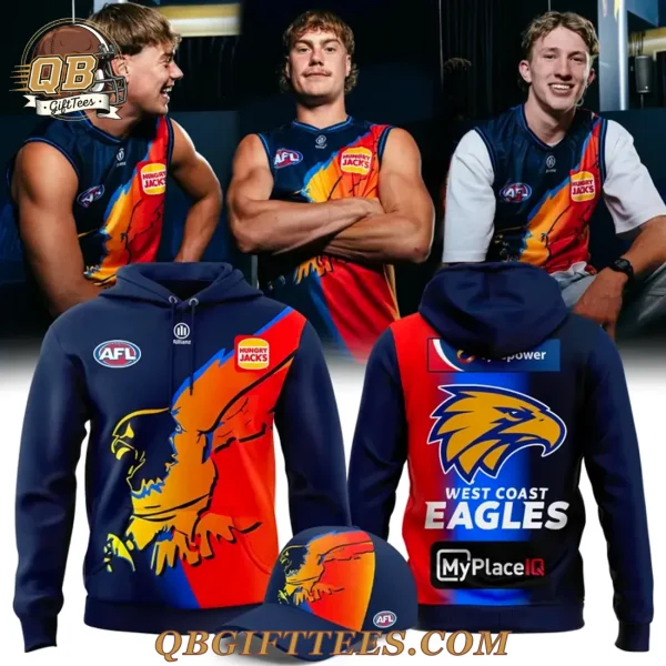 West Coast Eagles Gather Round Guernsey 2026 Special Edition Hoodie