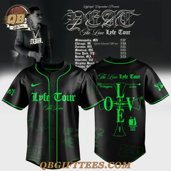 Yeat The LOVE/LYFE Tour 2026 Edition For Fan Jersey