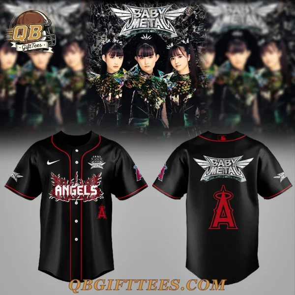 LA Angels x BABYMETAL World Tour 2026 NORTH AMERICA Baseball Jersey
