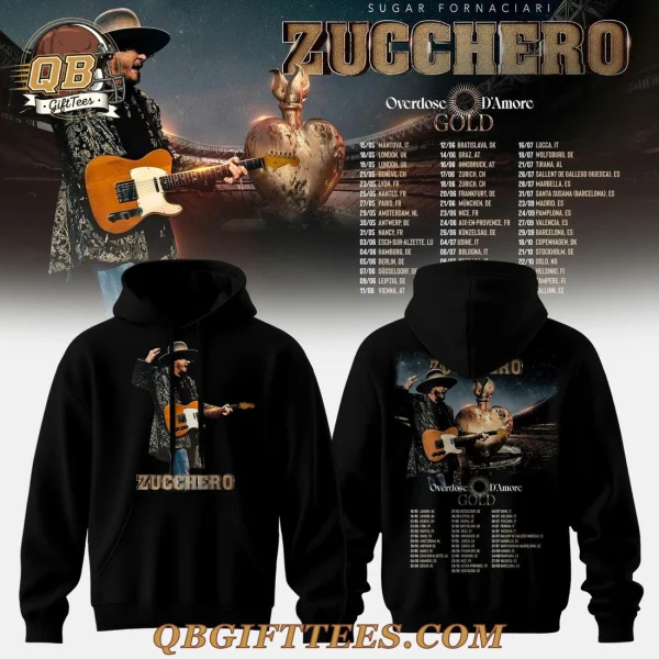 Zucchero Overdose D’Amore Gold Tour Limited Edition Hoodie